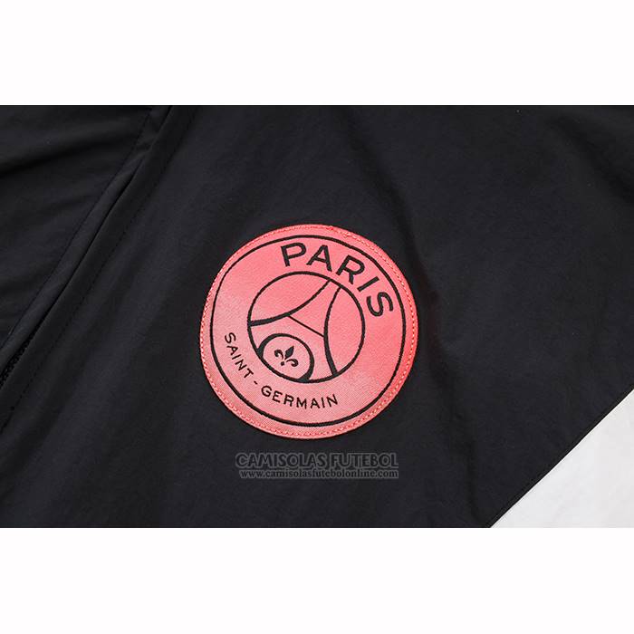 Fato de Treino Com Blusao del Paris Saint-Germain 2025-2026 Preto Rosa